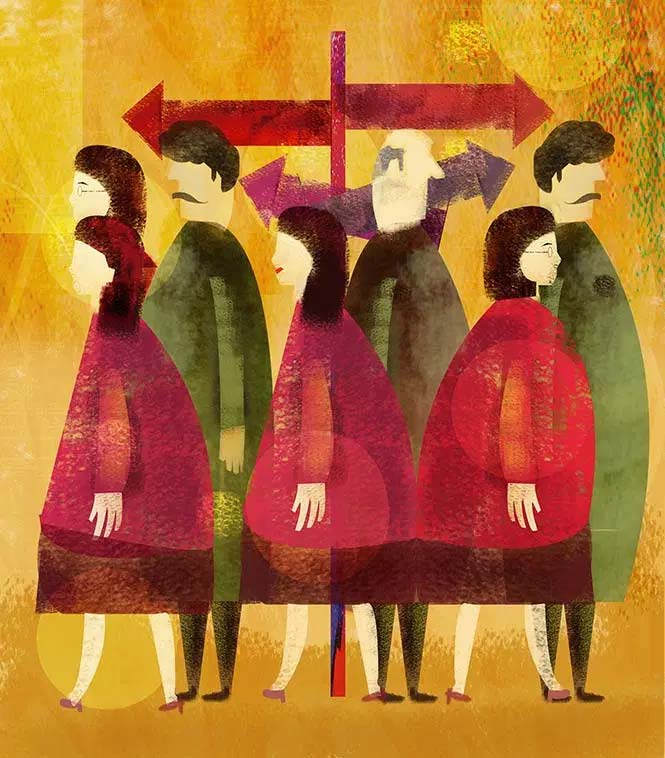 Un valle que se mueve a distintos ritmos